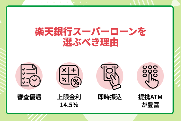 在籍確認の電話ありでも楽天銀行スーパーローンを選ぶべき理由