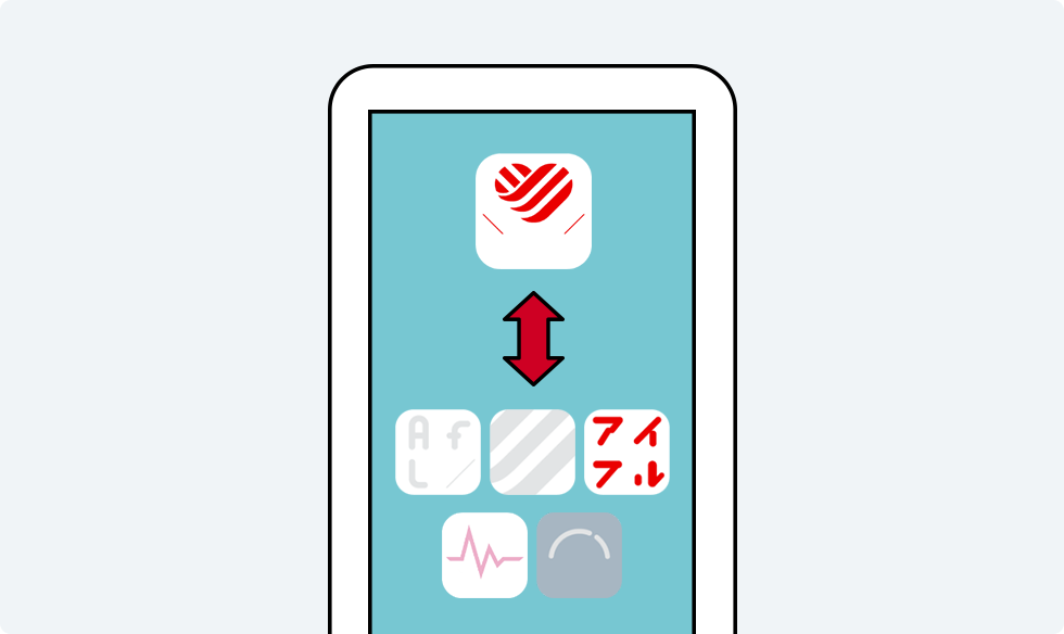 アイフルはアイコン画像を6種類から選べる